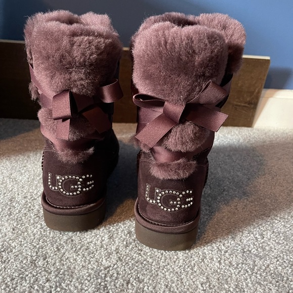UGG Shoes - COPY - UGG classic bling short boots in ladies size 8 purple/brown mix very nic…